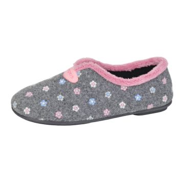 Sleepers CAROL LS181F Grey V Throat Slipper