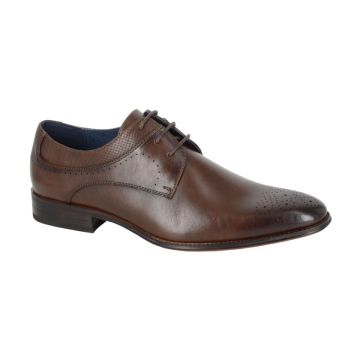 Goor M298DB 3 Eye Brogue Gibson Lace Up shoes
