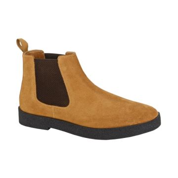 Roamers M9524TS Tan Suede Leather Twin Gusset Ankle Boot
