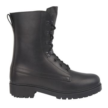 Grafters M9666A ASSAULT Black Full Grain Leather Assault Boot