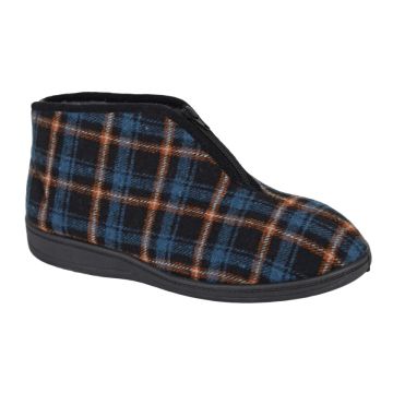 Sleepers MS410CK Warmlined Centre Zip Bootee Slippers