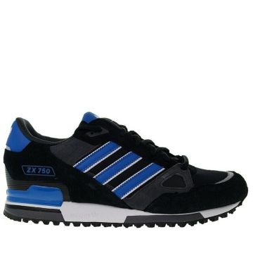 Adidas Originals ZX 750 Black Royal Blue Trainer