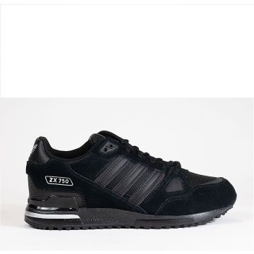 Adidas Originals ZX 750 Black Silver Trainer