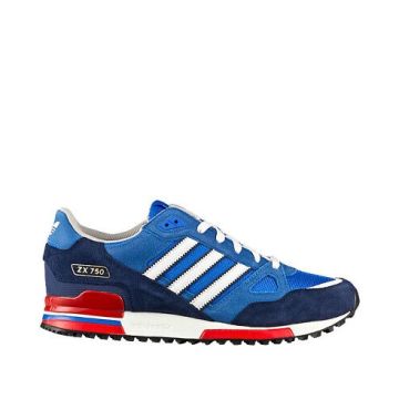 Adidas Originals ZX 750 Blue Red Navy Trainer