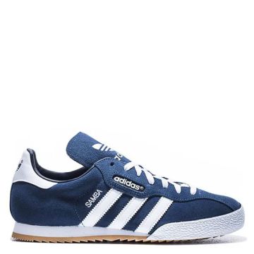 Adidas Originals Samba Navy Suede Trainers 