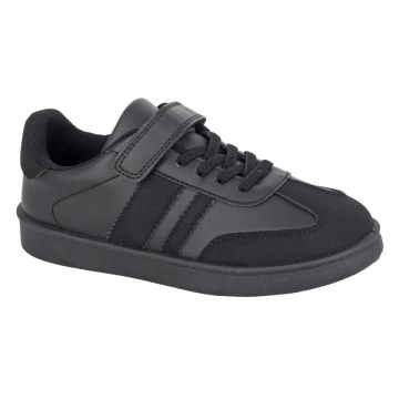 Dek OSPREY Unisex T795AA Black Touch Fastening/Elastic Lace Trainer