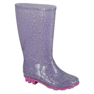 StormWells W276LM Girls Glitter Wellington